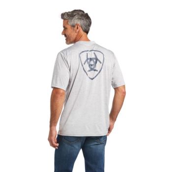 Ariat Charger Shield Tee Sive | gAkgq9D1