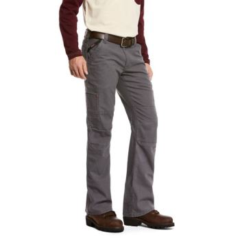Ariat FR M5 Straight Stretch DuraLight Canvas Stackable Straight Leg Pant Sive | so8Y4HuV