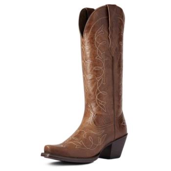 Ariat Heritage D Toe StretchFit Western Boot Temno Rjave | tfKs29Gq