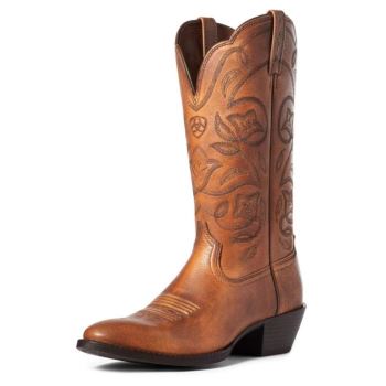 Ariat Heritage R Toe Western Boot Bakrene Rjave | kOpqfy98