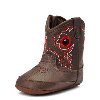Ariat Infant Lil' Stompers Rough Stock Boot Rjave | TgHqmBnv