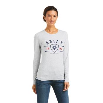 Ariat Int'l Logo T-Shirt Sive | KZ0R2K2g