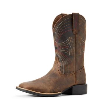 Ariat Sport Wide Square Toe Western Boot Rjave | ezeapRhe