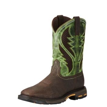 Ariat WorkHog Wide Square Toe VentTEK Work Boot Rjave | F7xVW8Fs