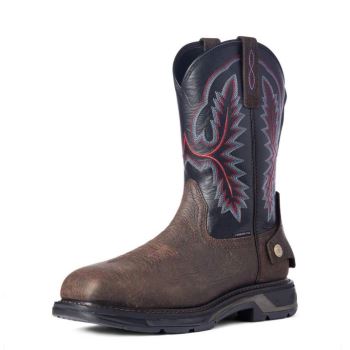 Ariat WorkHog XT EZ Zip Carbon Toe Work Boot Rjave | kKgHryfH